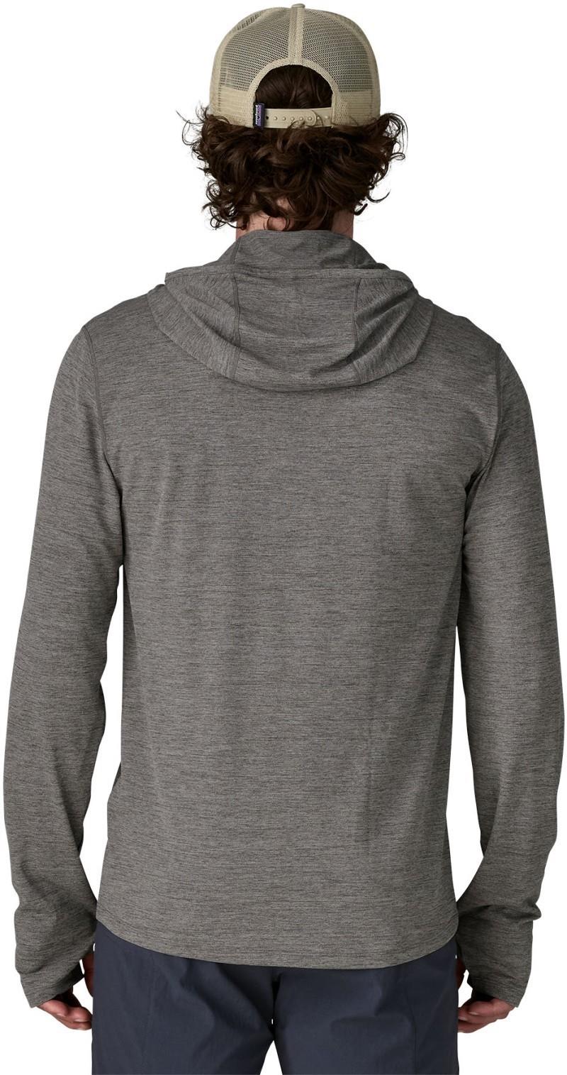 Capilene Cool Sun Hoody - Mens - forge grey / noble grey x-dye 1