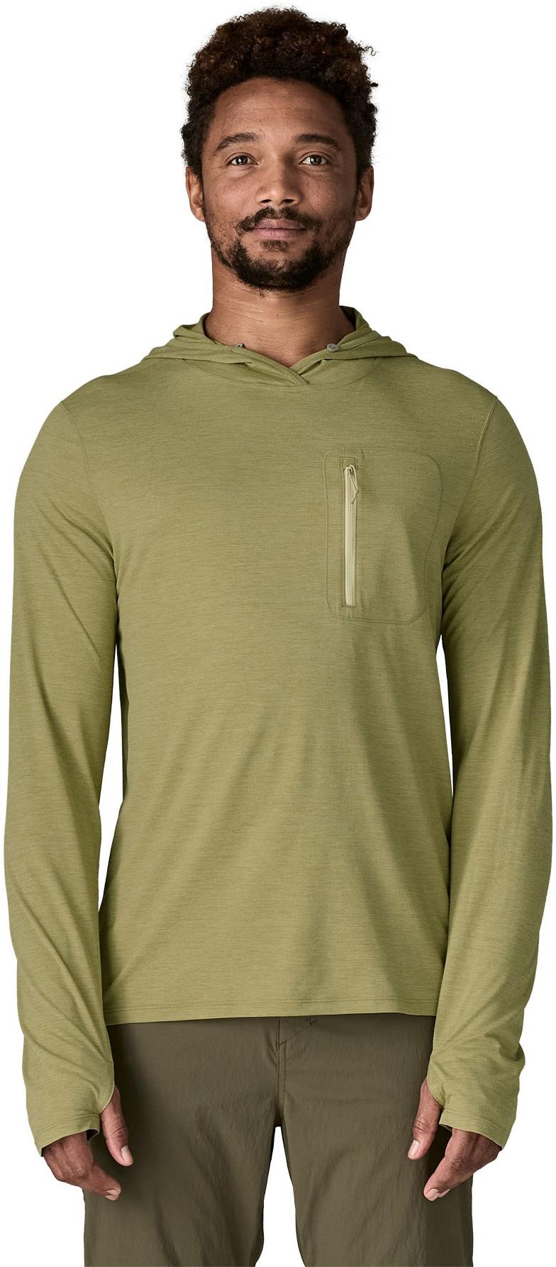 Capilene Cool Sun Hoody - Mens - gumtree green / light gumtree green x-dye 1