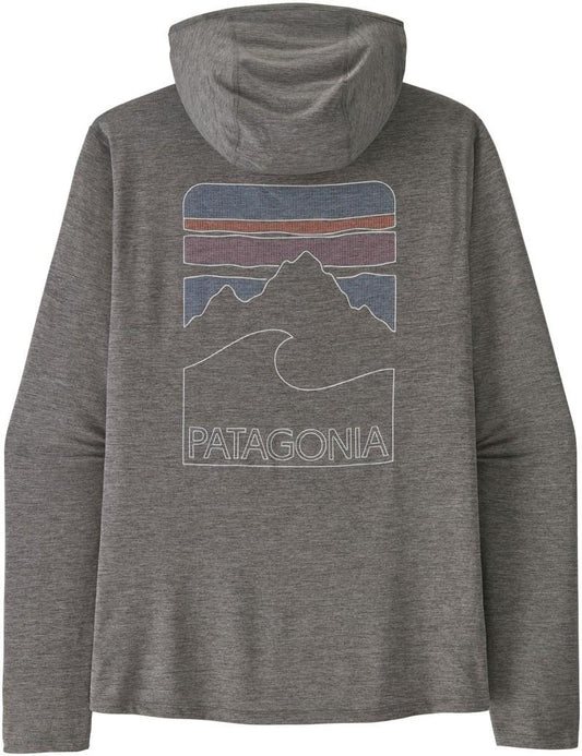 Capilene Cool Sun Hoody - Peak Visions - Mens - forge grey / noble grey x-dye 1