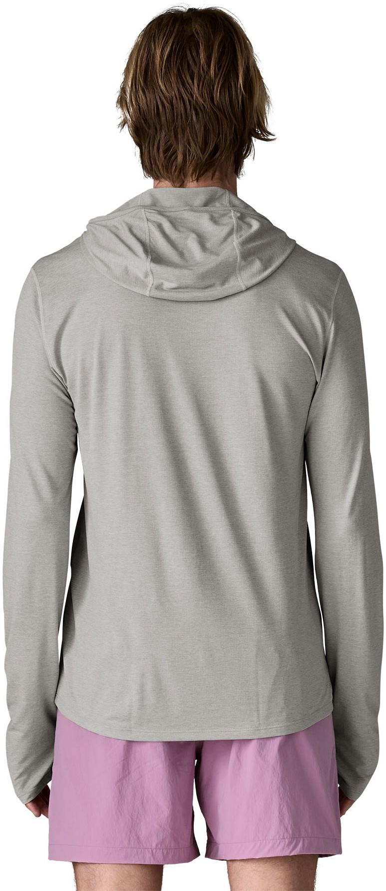 Capilene Cool Sun Hoody - Water People Banner - Mens - crisp grey / salt grey x-dye 1