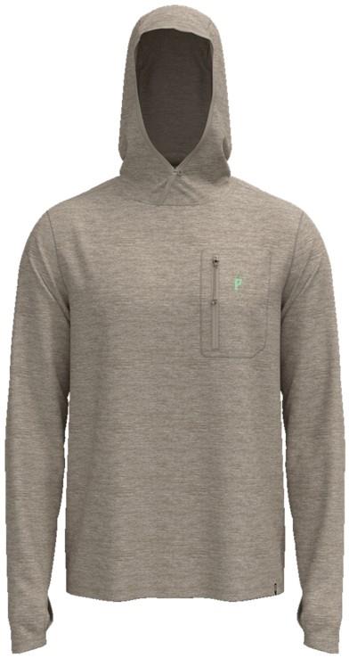 Capilene Cool Sun Hoody - Water People Mark - Mens - albatross grey / light albatross grey x-dye 1