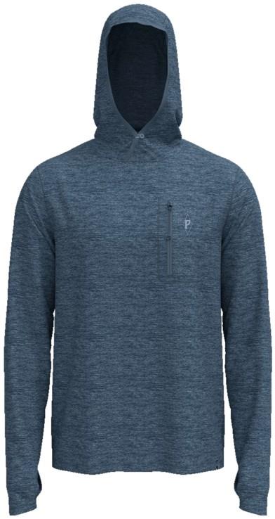 Capilene Cool Sun Hoody - Water People Mark - Mens - freshwater blue / light freshwater blue x-dye 1