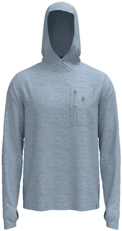 Capilene Cool Sun Hoody - Water People Mark - Mens - steam blue / dark steam blue x-dye 1