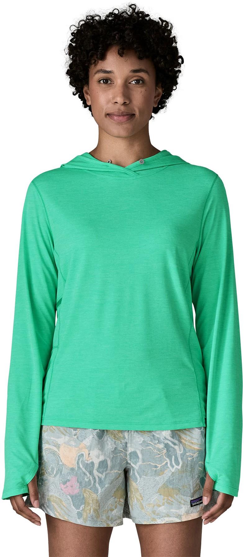 Capilene Cool Sun Hoody - Womens - aqua stone / early teal x-dye 1