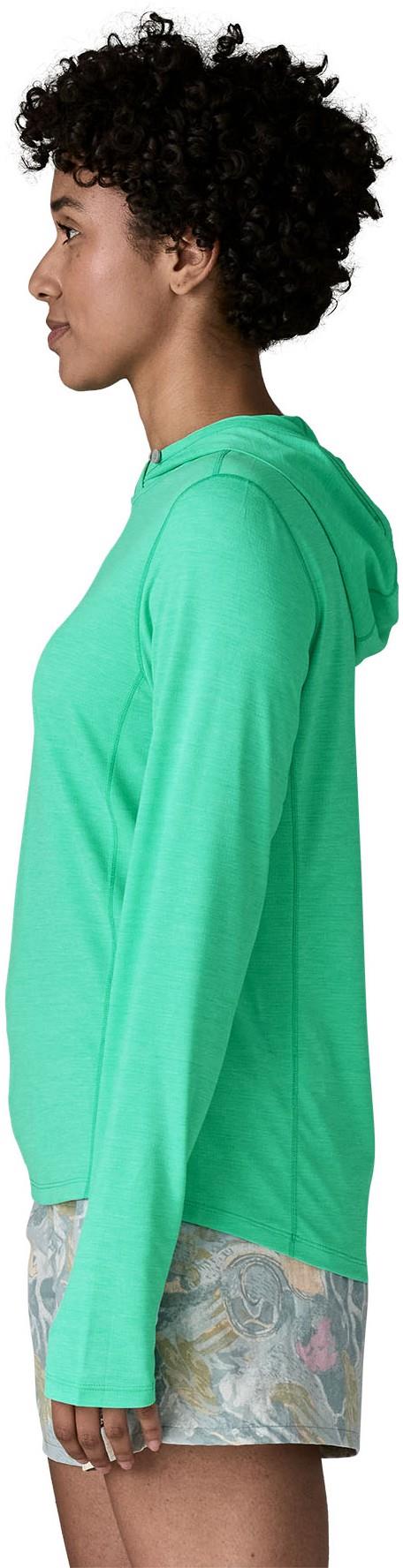 Capilene Cool Sun Hoody - Womens - aqua stone / early teal x-dye 1