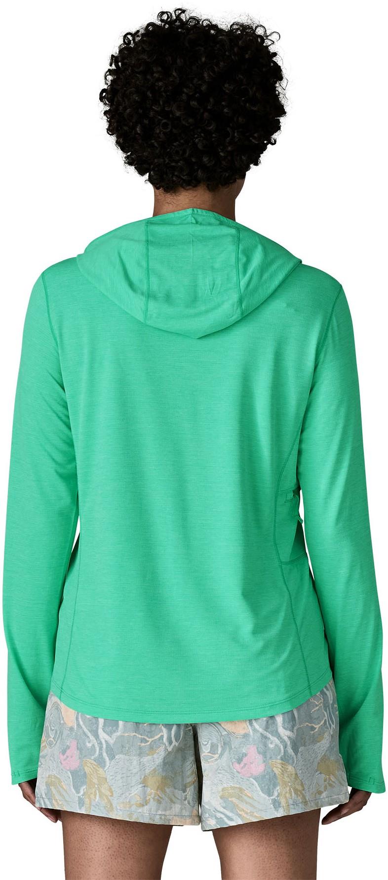 Capilene Cool Sun Hoody - Womens - aqua stone / early teal x-dye 1