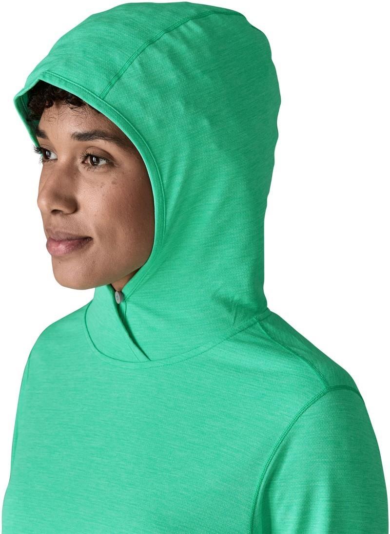Capilene Cool Sun Hoody - Womens - aqua stone / early teal x-dye 1