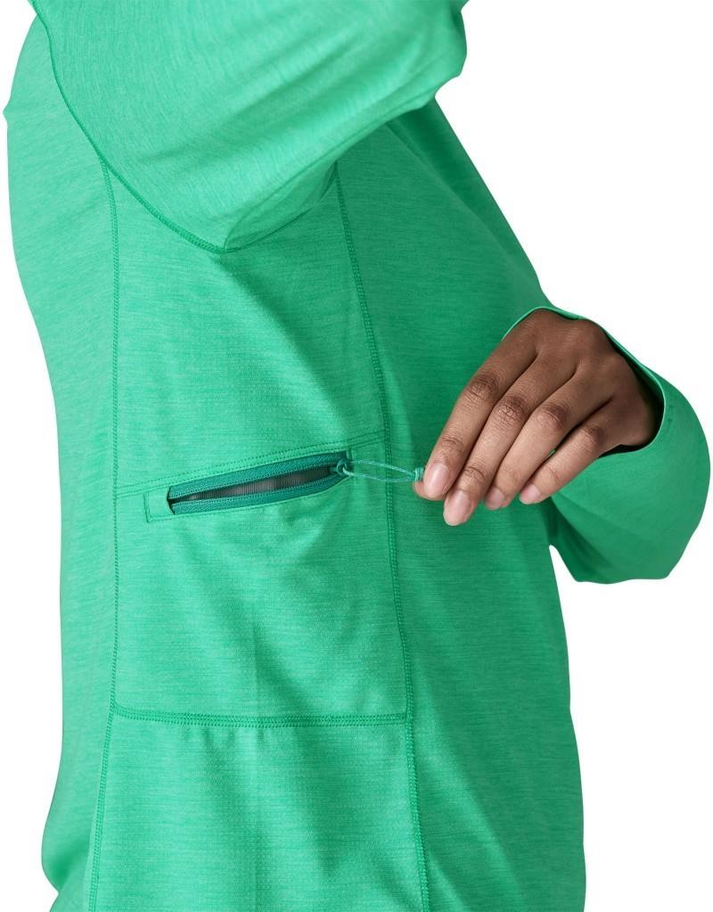 Capilene Cool Sun Hoody - Womens - aqua stone / early teal x-dye 1