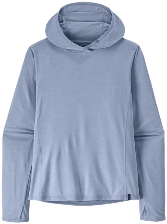 Capilene Cool Sun Hoody - Womens - ghost blue / light ghost blue x-dye 1