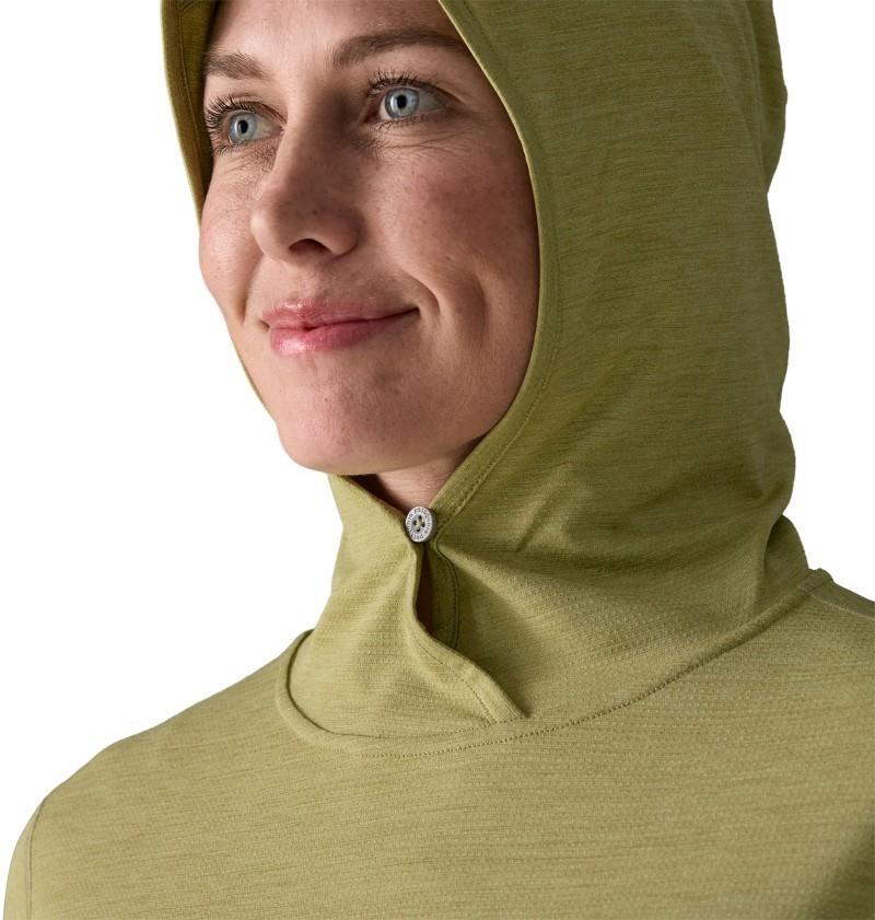 Capilene Cool Sun Hoody - Womens - gumtree green / light gumtree green x-dye 1