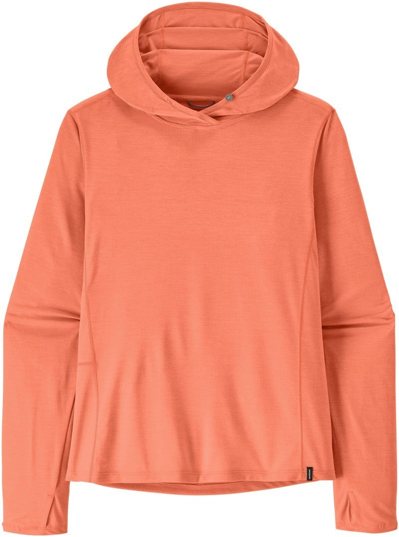 Capilene Cool Sun Hoody - Womens - mellow melon / peach sherbet x-dye 1