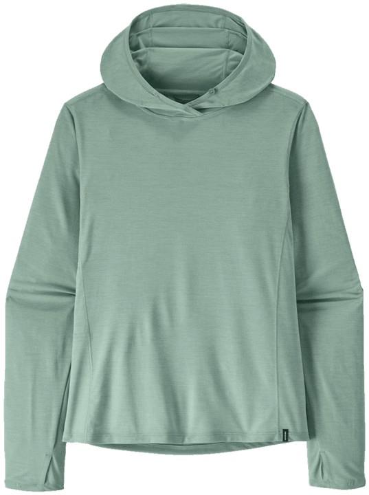 Capilene Cool Sun Hoody - Womens - mixed green / light mixed green x-dye 1
