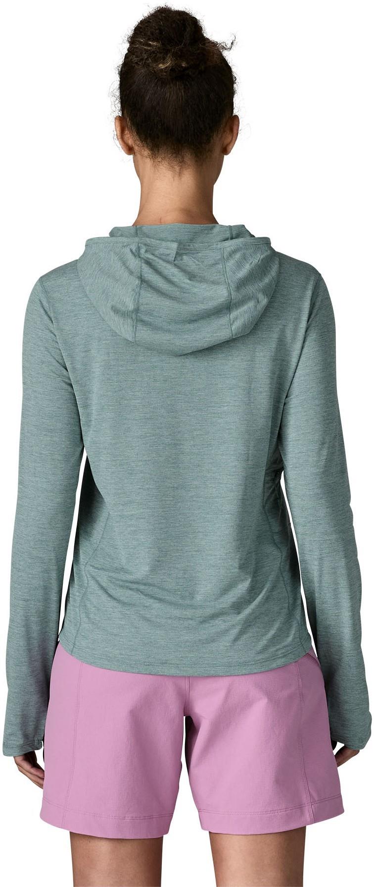 Capilene Cool Sun Hoody - Womens - nouveau green / blue sage x-dye 1