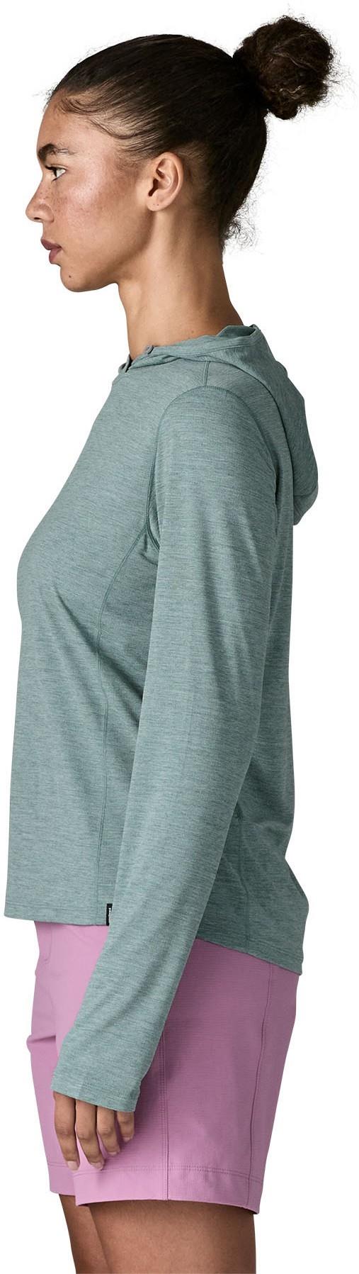 Capilene Cool Sun Hoody - Womens - nouveau green / blue sage x-dye 1