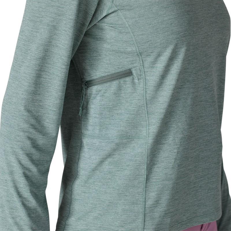 Capilene Cool Sun Hoody - Womens - nouveau green / blue sage x-dye 1