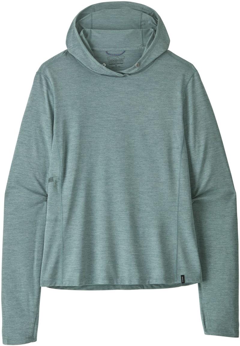 Capilene Cool Sun Hoody - Womens - nouveau green / blue sage x-dye 1