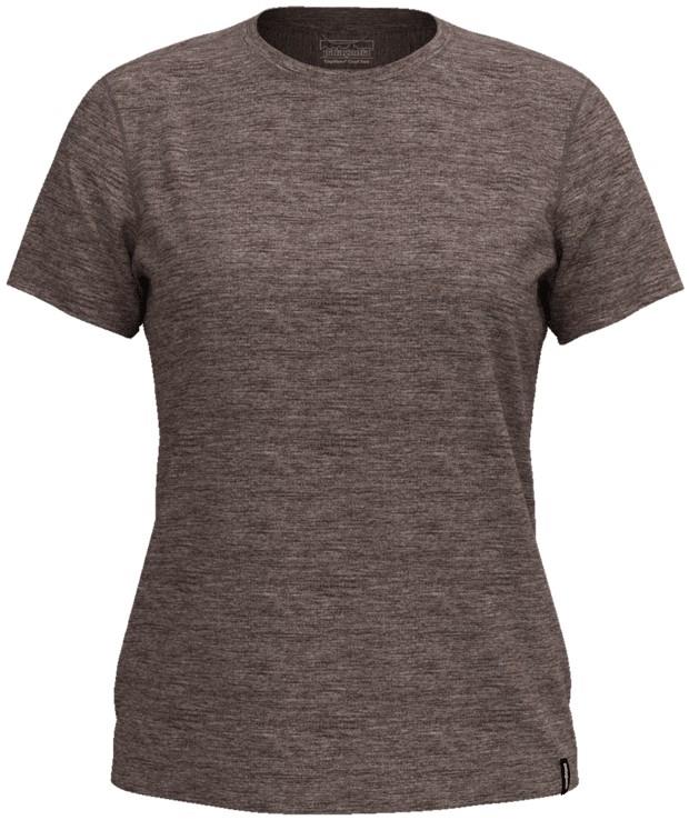Capilene Cool Sun SS Shirt - Womens - crimini taupe / light crimini taupe x-dye 1