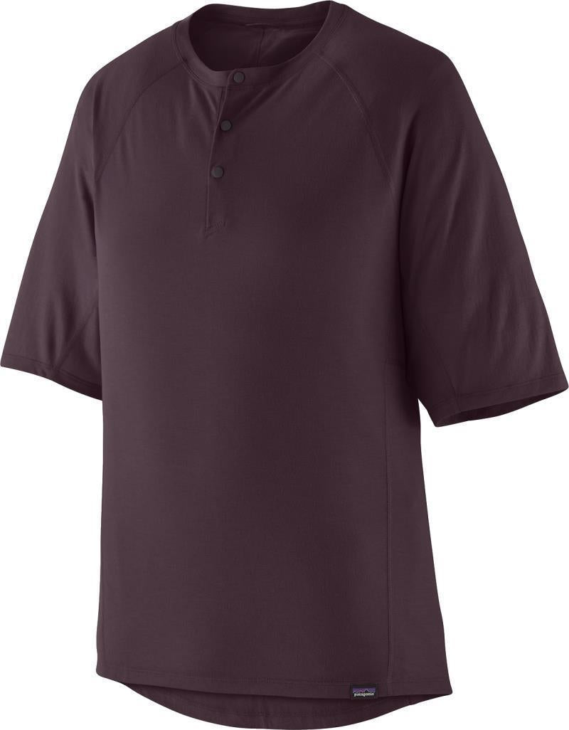 Capilene Cool Trail Bike Henley - Mens - Obsidian Plum 1