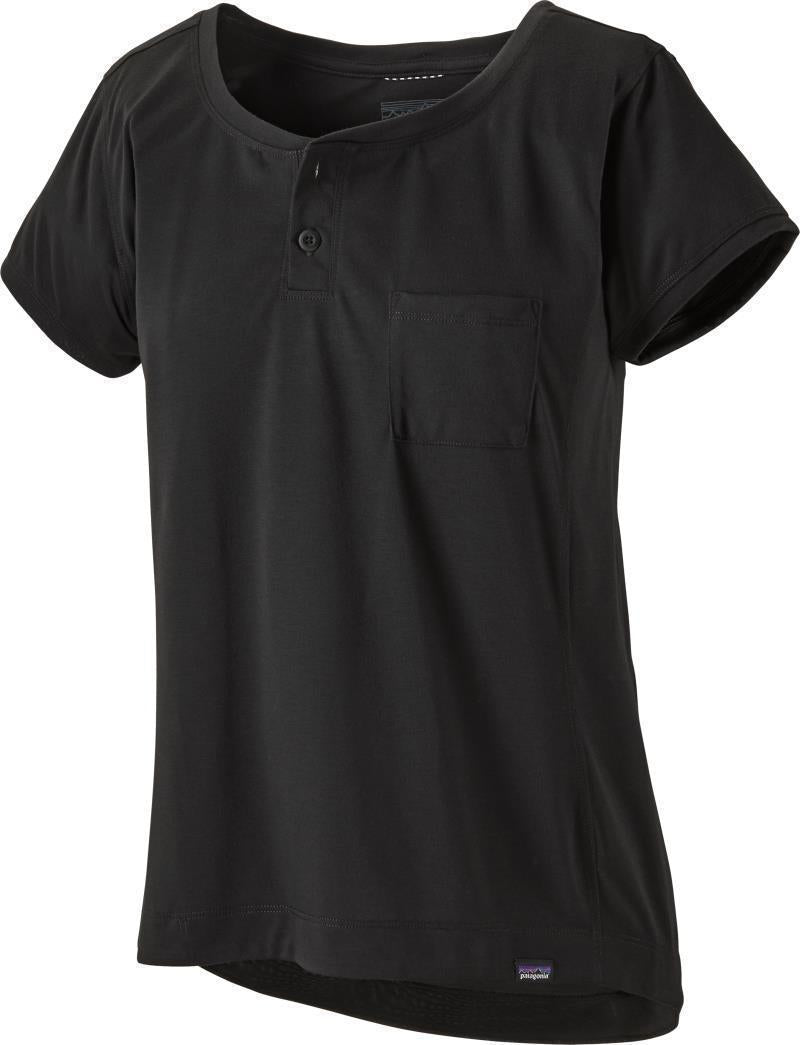 Capilene Cool Trail Bike Henley - Womens - black 1