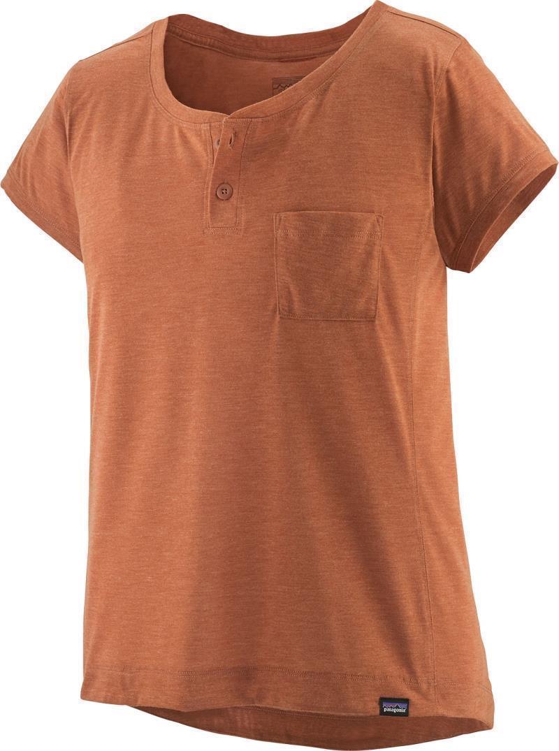 Capilene Cool Trail Bike Henley - Womens - henna brown 1