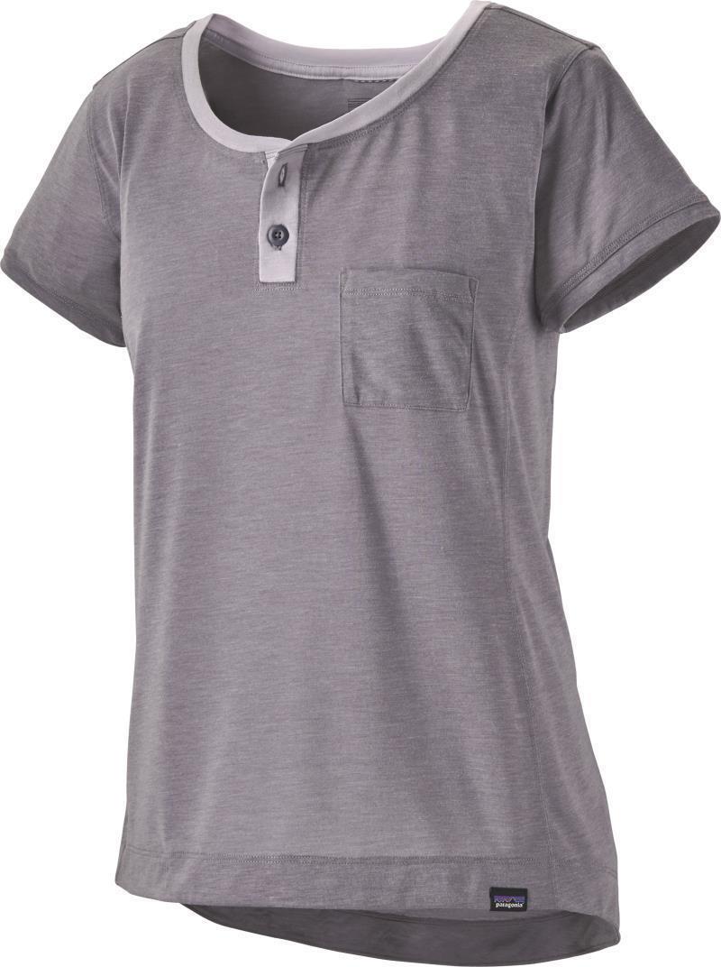Capilene Cool Trail Bike Henley - Womens - smokey violet 1