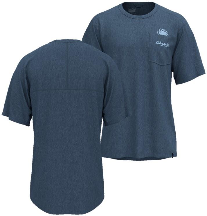 Capilene Cool Trail Bike Shirt - Mens - rangeroller / freshwater blue 1
