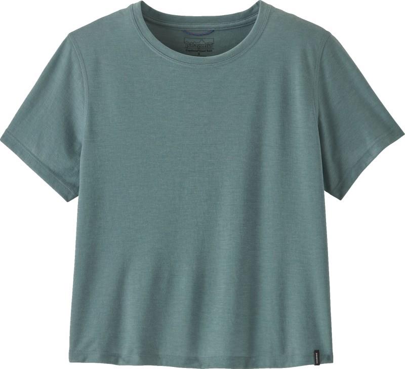 Capilene Cool Trail Cropped Shirt - Womens - blue sage 1