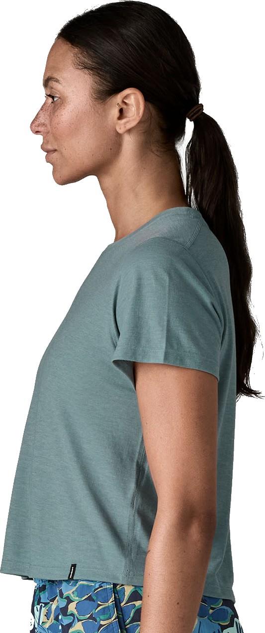 Capilene Cool Trail Cropped Shirt - Womens - blue sage 1