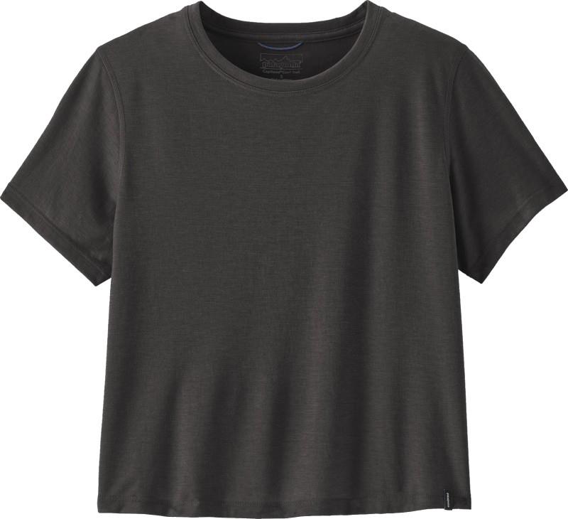 Capilene Cool Trail Cropped Shirt - Womens - ink black 1