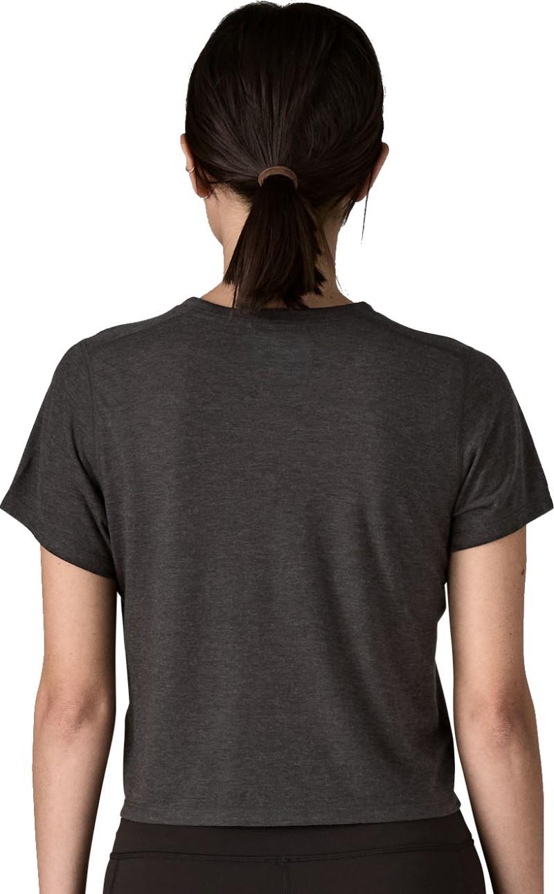 Capilene Cool Trail Cropped Shirt - Womens - ink black 1
