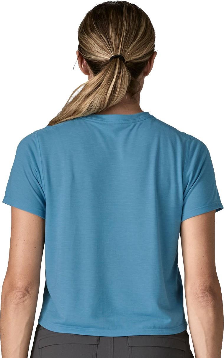 Capilene Cool Trail Cropped Shirt - Womens - shore blue 1