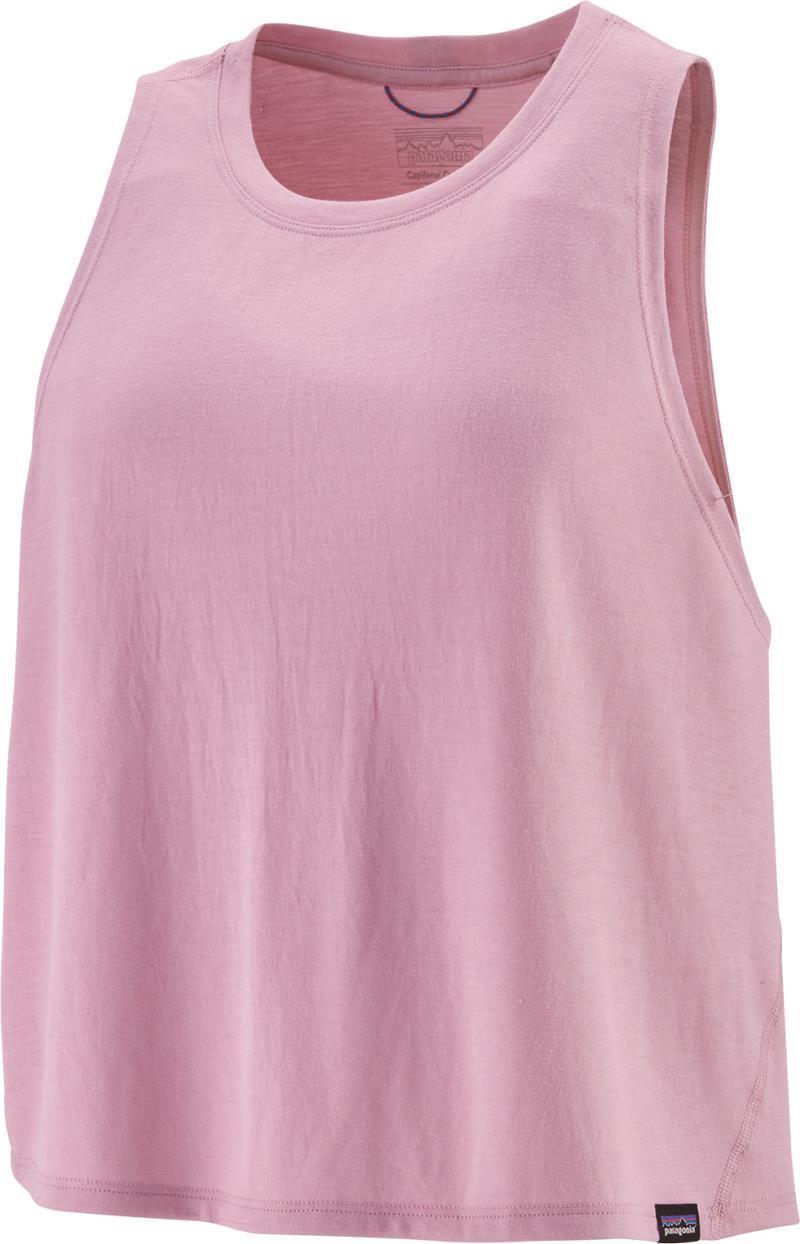 Capilene Cool Trail Cropped Tank - Womens - milkweed mauve 1