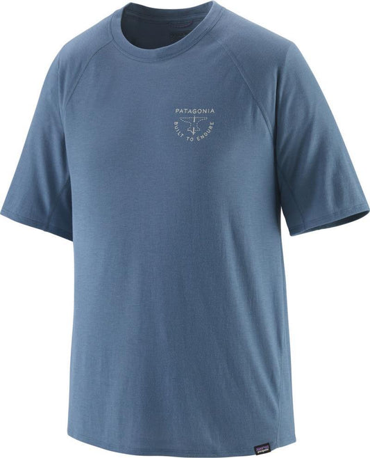 Capilene Cool Trail Graphic Shirt - Mens - Forge Mark Crest / Utility Blue 1