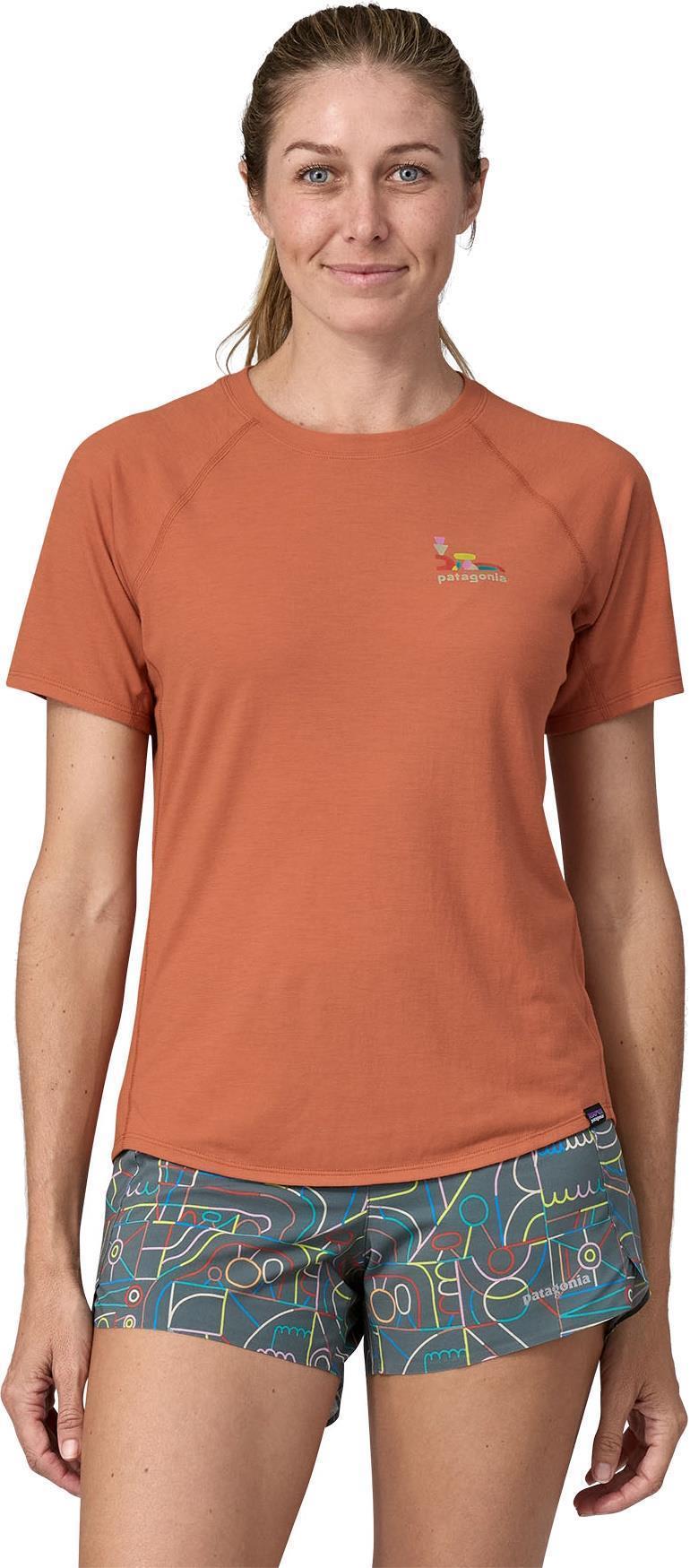 Capilene Cool Trail Graphic Shirt - Womens - Lose It / Sienna Clay 2