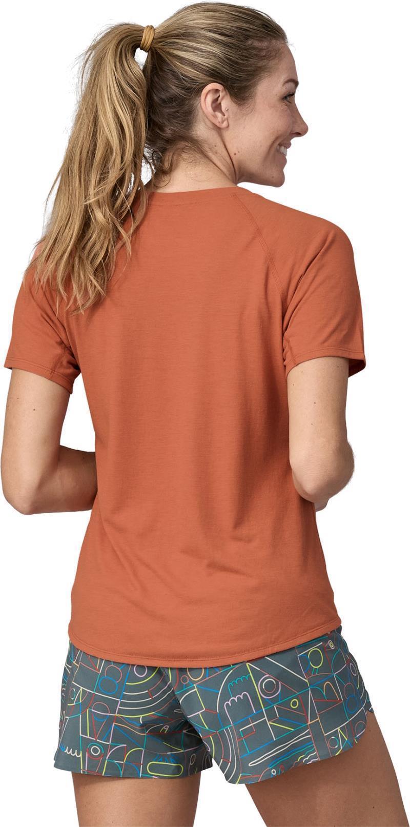 Capilene Cool Trail Graphic Shirt - Womens - Lose It / Sienna Clay 3