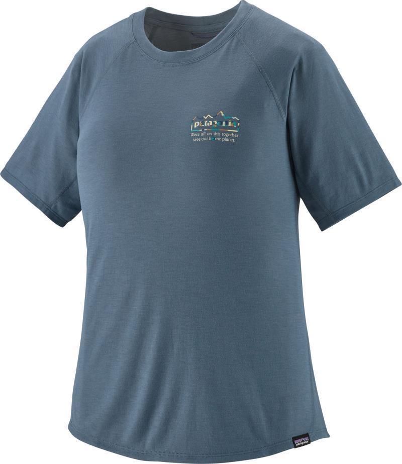 Capilene Cool Trail Graphic Shirt - Womens - Unity Fitz / Utility Blue 1