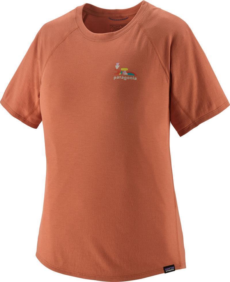 Capilene Cool Trail Graphic Shirt - Womens - lose it / sienna clay 1