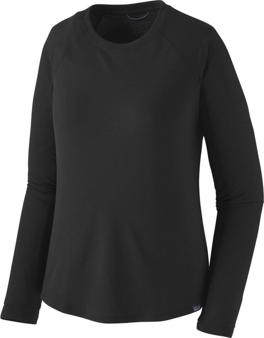 Capilene Cool Trail LS Shirt - Womens - Black 1