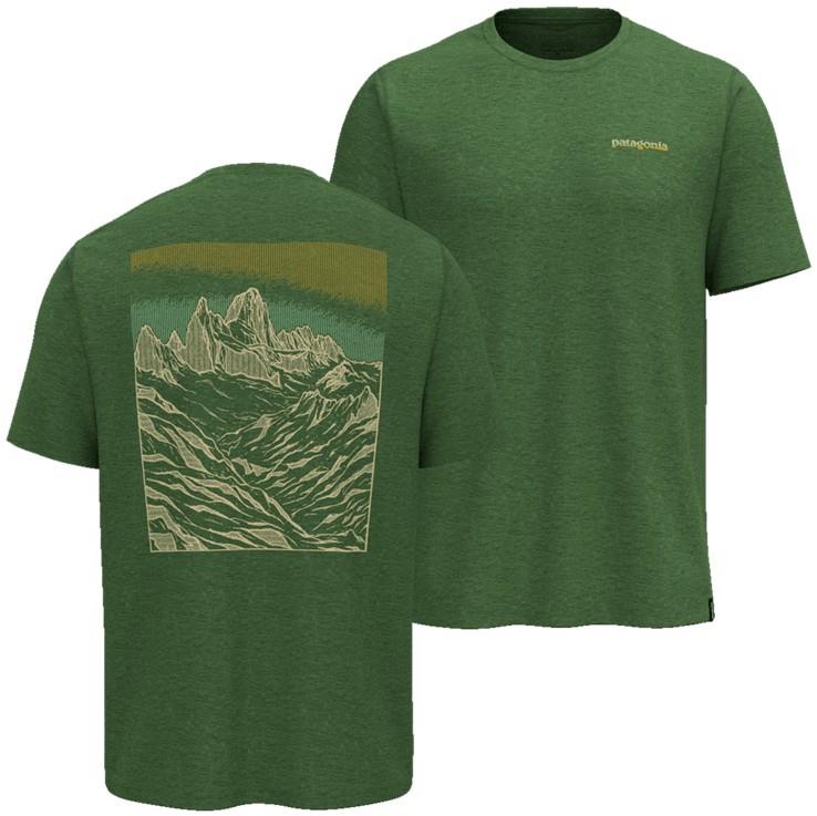 Capilene Cool Trail SS Shirt - Fitz Roy Approach - Mens - sorrel green 1
