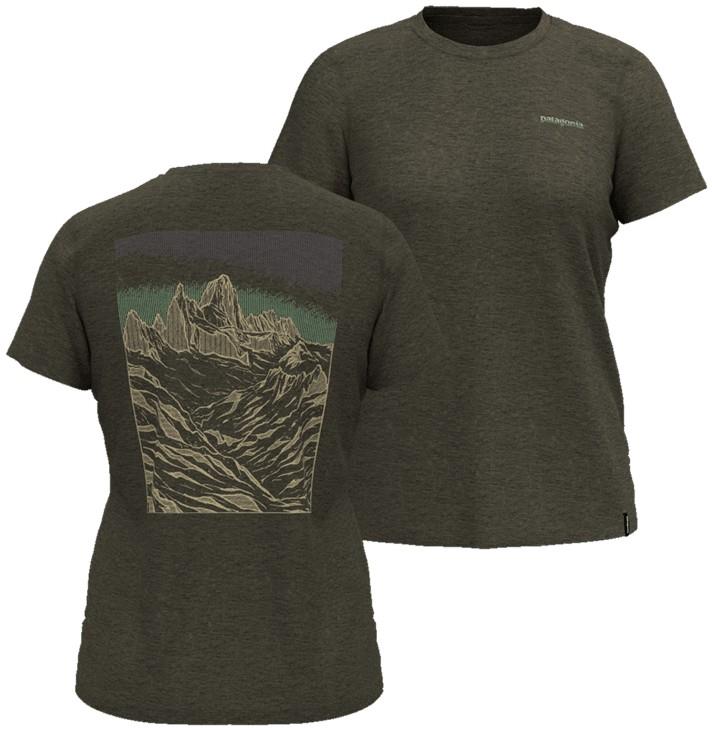 Capilene Cool Trail SS Shirt - Fitz Roy Approach - Womens - basin green 1
