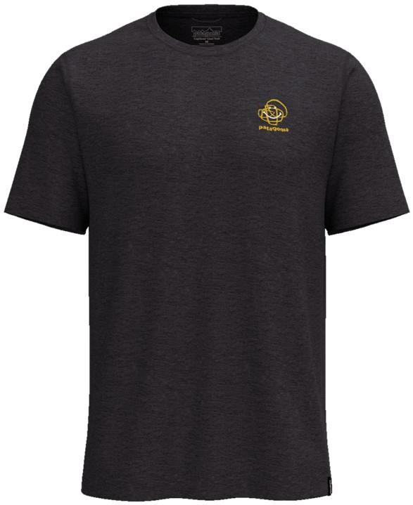 Capilene Cool Trail SS Shirt - Relax Rocks - Mens - ink black 1