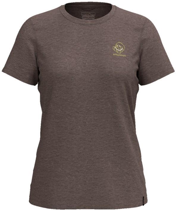 Capilene Cool Trail SS Shirt - Relax Rocks - Womens - crimini taupe 1