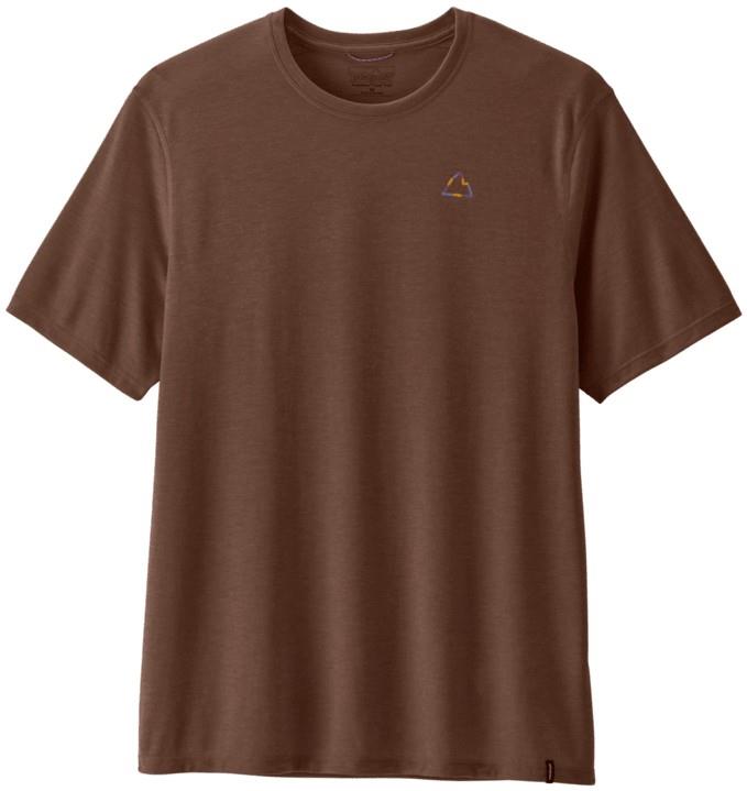 Capilene Cool Trail Shirt - Fitz Roy Massif - Mens - berm brown 1