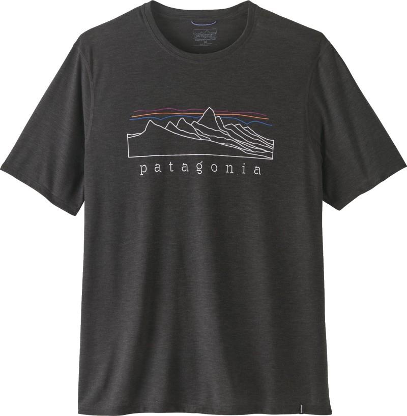 Capilene Cool Trail Shirt - Stratapeaks - Mens - ink black 1