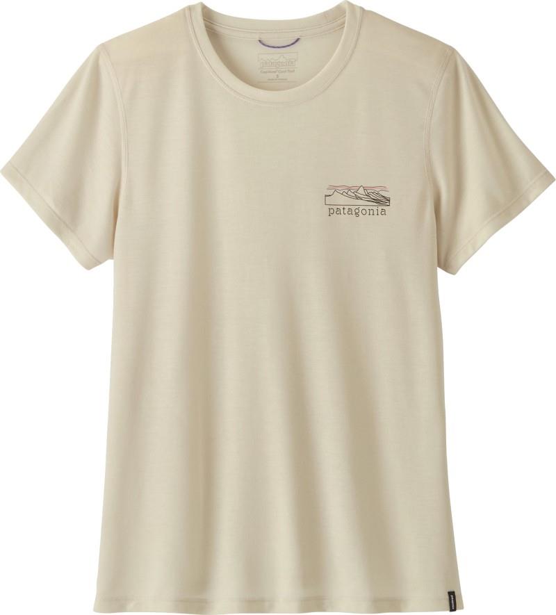 Capilene Cool Trail Shirt - Stratapeaks - Womens - dyno white 1