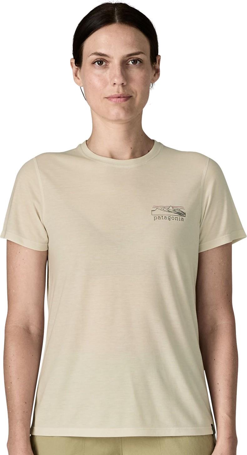 Capilene Cool Trail Shirt - Stratapeaks - Womens - dyno white 1