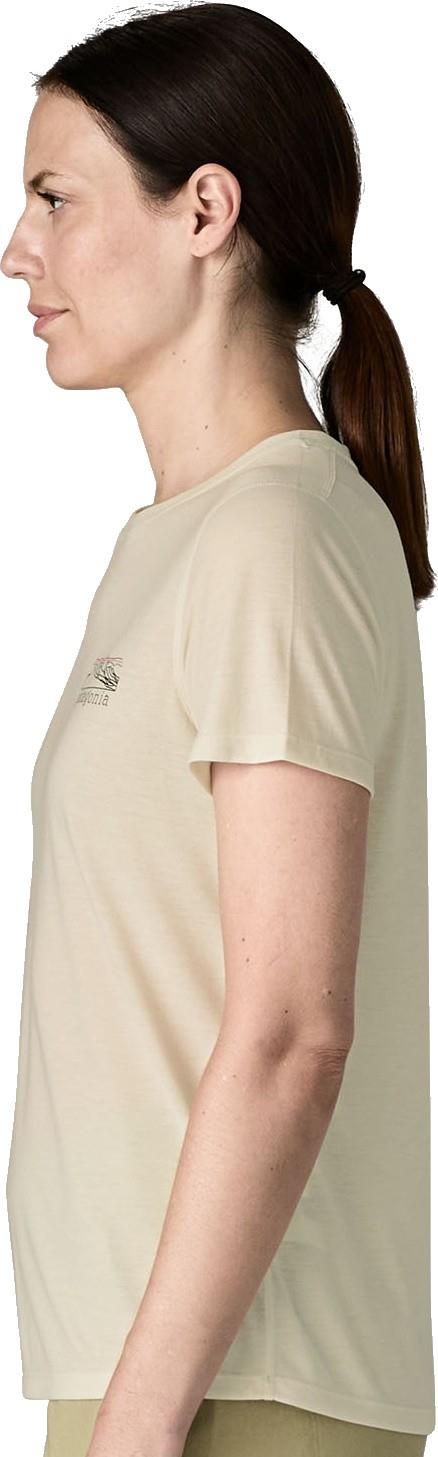 Capilene Cool Trail Shirt - Stratapeaks - Womens - dyno white 1