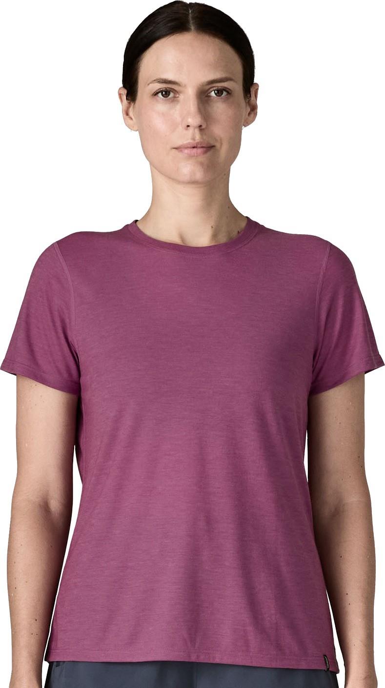 Capilene Cool Trail Shirt - Womens - faded magenta 1