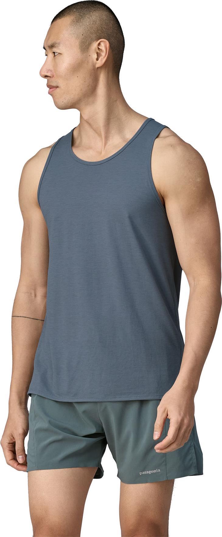 Capilene Cool Trail Tank - Mens - Utility Blue 2
