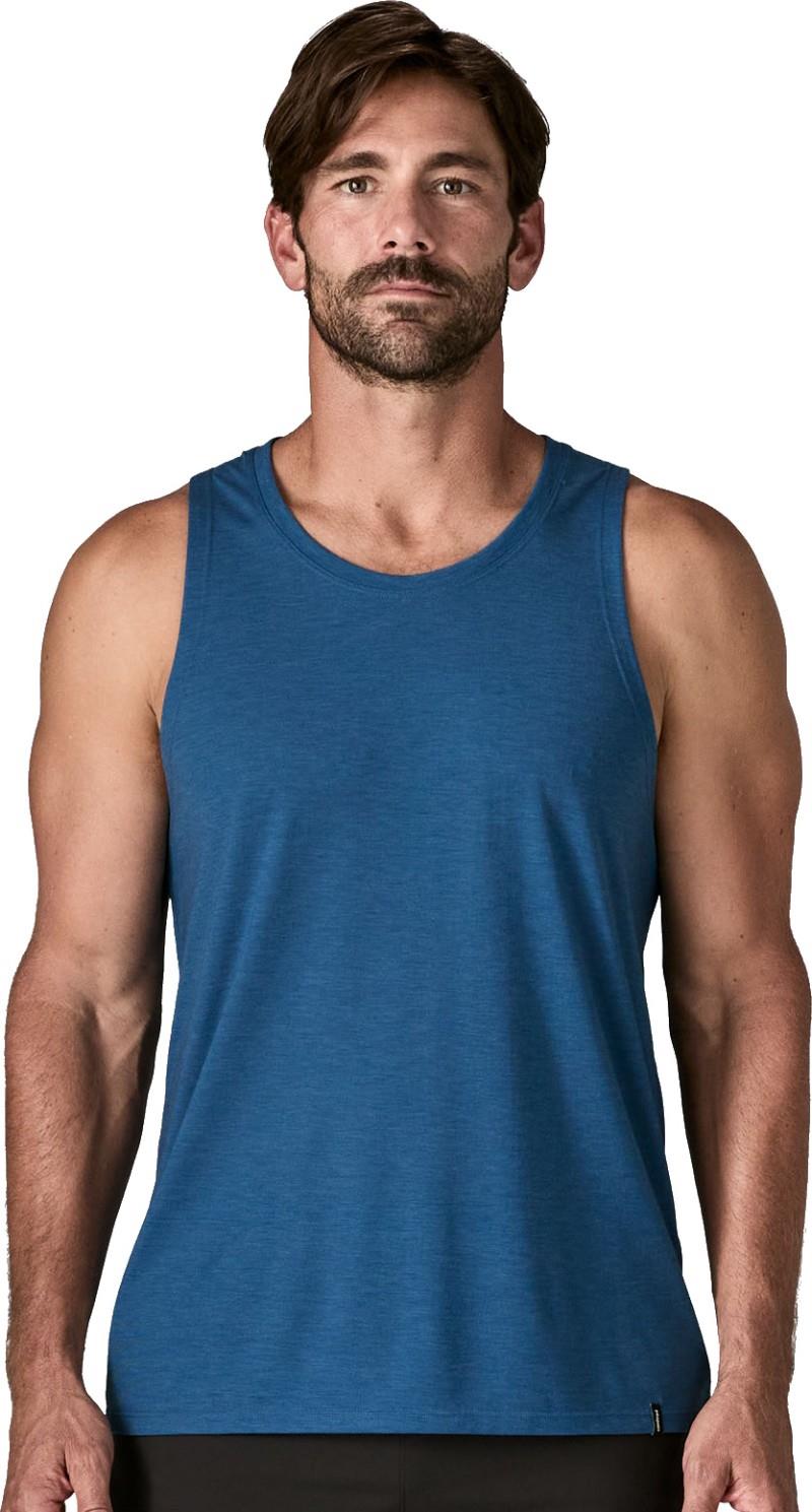 Capilene Cool Trail Tank - Mens - aquatic blue 1